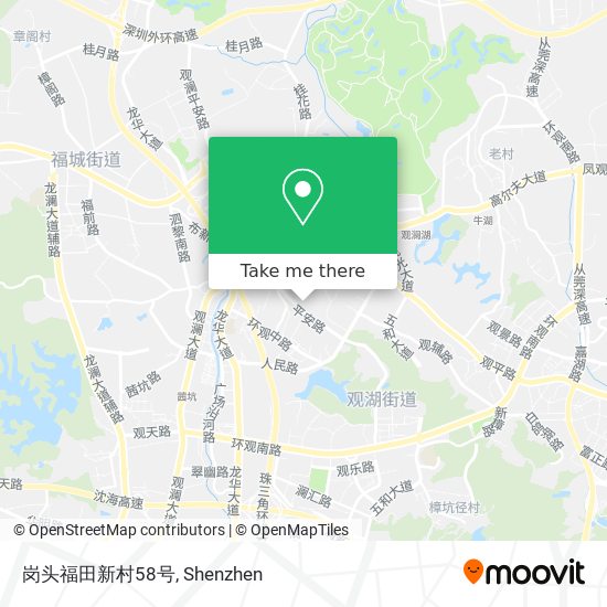 岗头福田新村58号 map