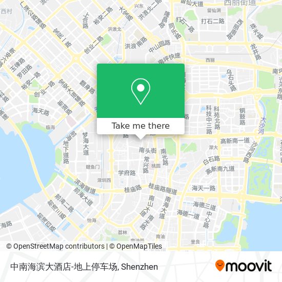 中南海滨大酒店-地上停车场 map