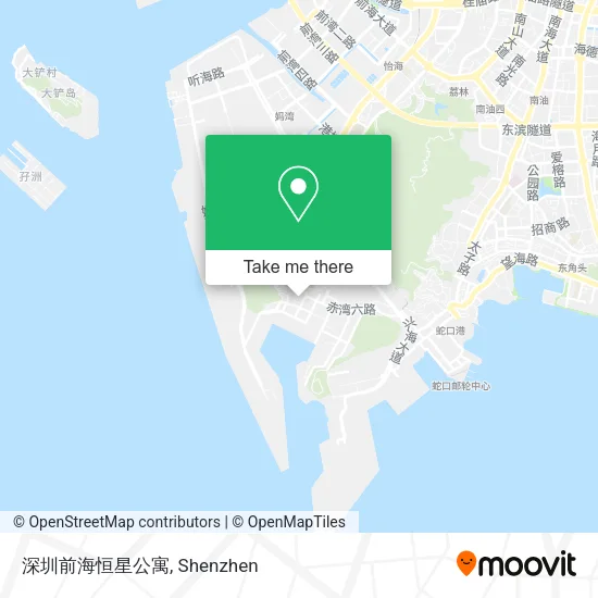 深圳前海恒星公寓 map