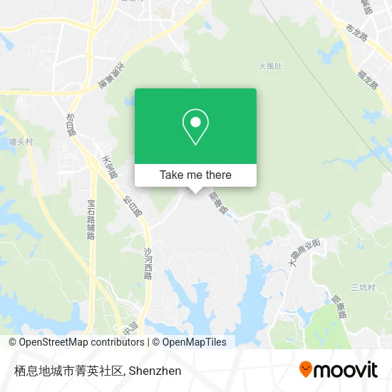 栖息地城市菁英社区 map