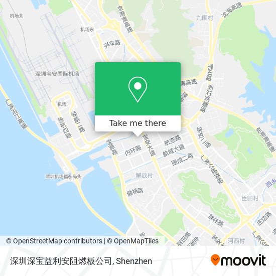 深圳深宝益利安阻燃板公司 map