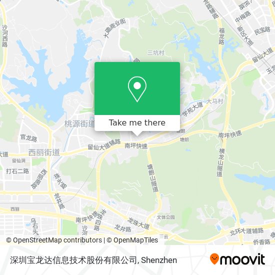 深圳宝龙达信息技术股份有限公司 map