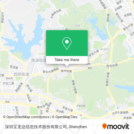 深圳宝龙达信息技术股份有限公司 map