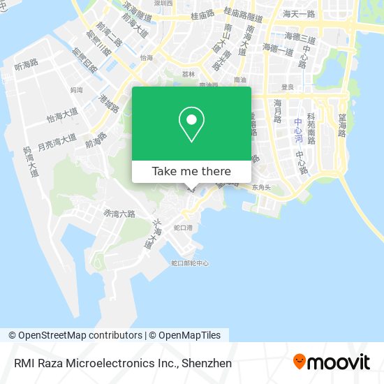RMI Raza Microelectronics Inc. map