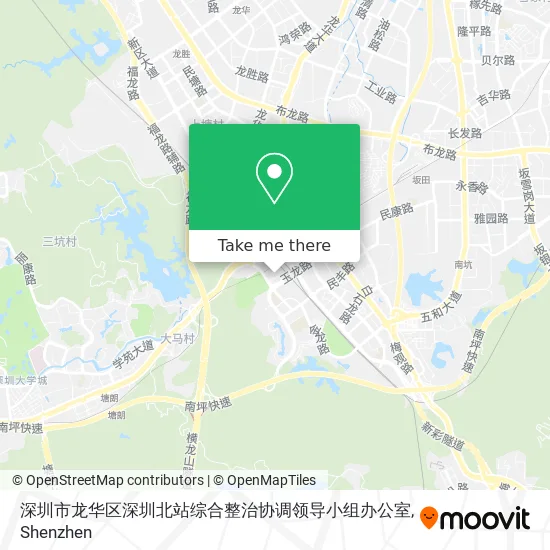 深圳市龙华区深圳北站综合整治协调领导小组办公室 map