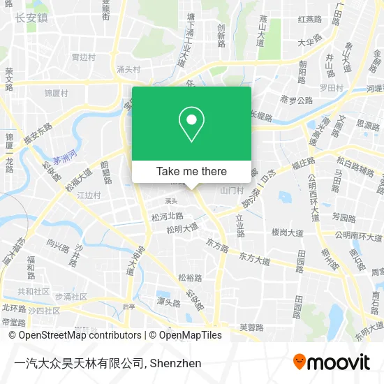 一汽大众昊天林有限公司 map