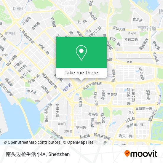 南头边检生活小区 map