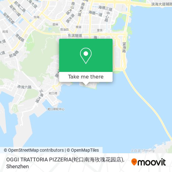 OGGI TRATTORIA PIZZERIA(蛇口南海玫瑰花园店) map