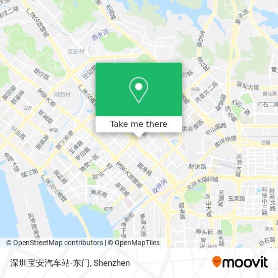 深圳宝安汽车站-东门 map