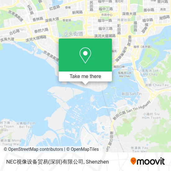 NEC视像设备贸易(深圳)有限公司 map