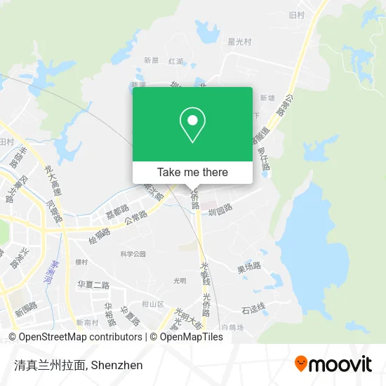 清真兰州拉面 map