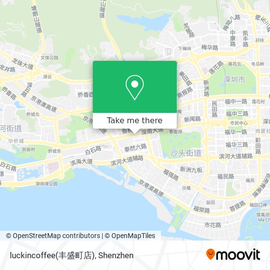 luckincoffee(丰盛町店) map
