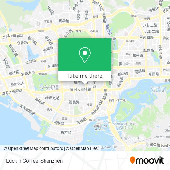 Luckin Coffee map