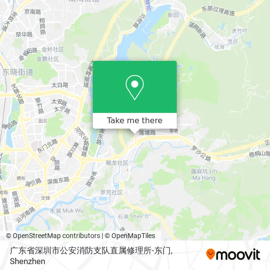 广东省深圳市公安消防支队直属修理所-东门 map