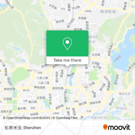 虹桥米业 map