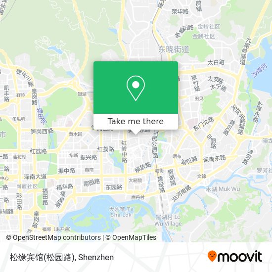 松缘宾馆(松园路) map