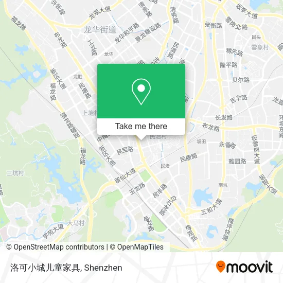 洛可小城儿童家具 map