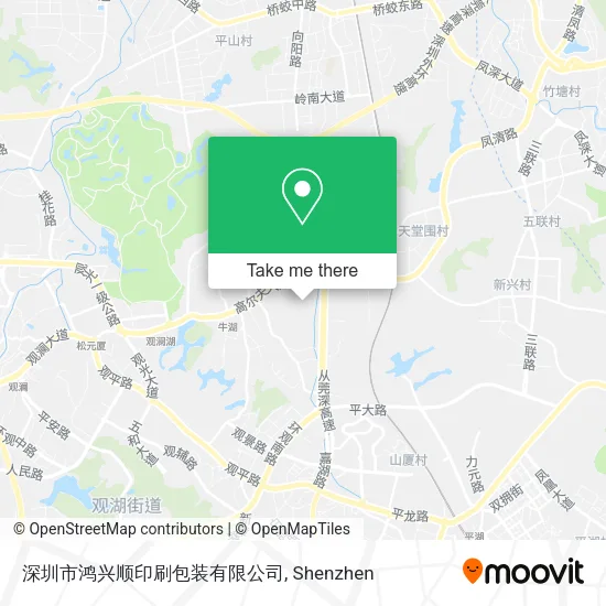 深圳市鸿兴顺印刷包装有限公司 map