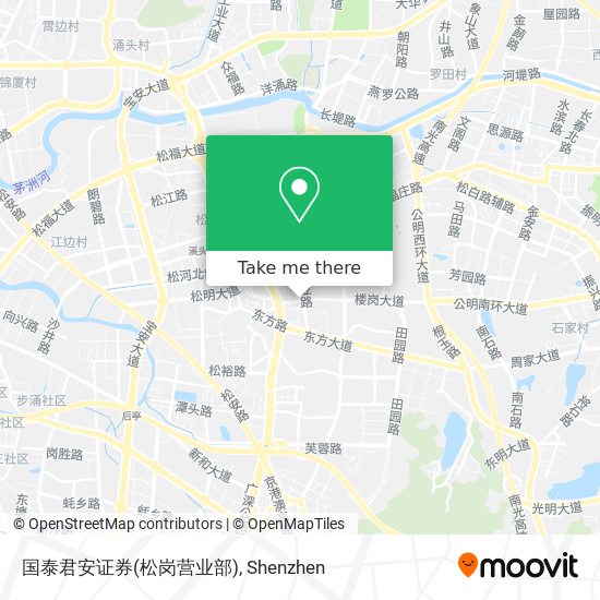 国泰君安证券(松岗营业部) map