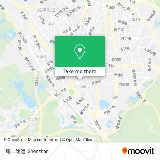 顺丰速运 map