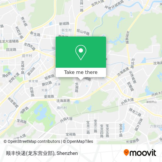 顺丰快递(龙东营业部) map