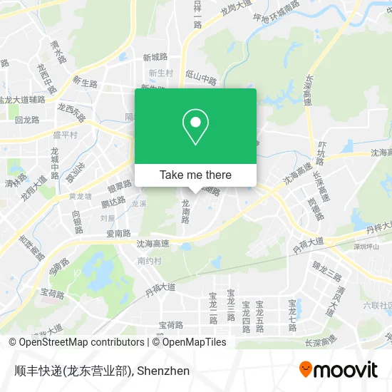 顺丰快递(龙东营业部) map