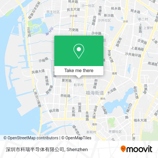 深圳市科瑞半导体有限公司 map