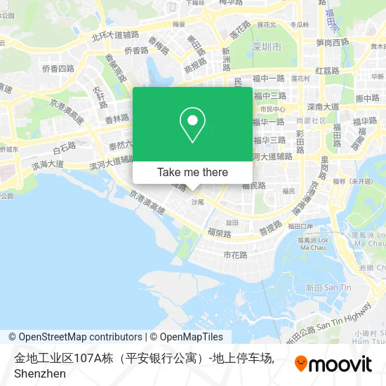 金地工业区107A栋（平安银行公寓）-地上停车场 map