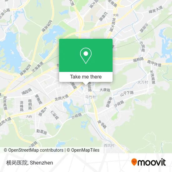 横岗医院 map