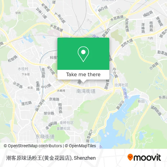 潮客原味汤粉王(黄金花园店) map