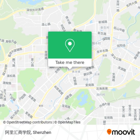 阿里汇商学院 map