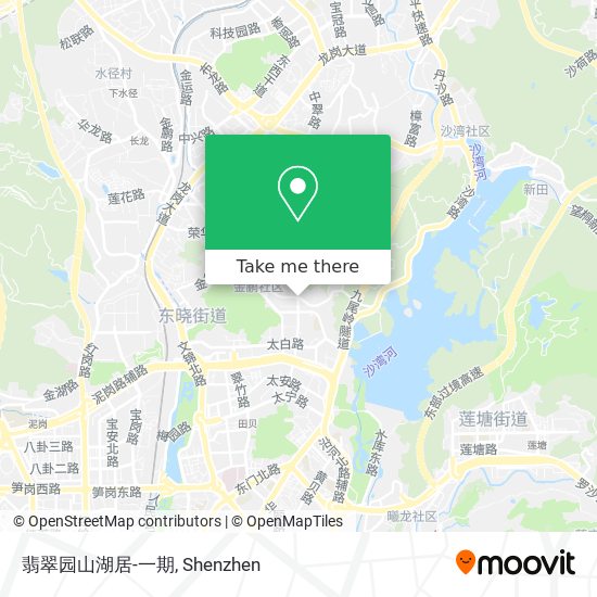 翡翠园山湖居-一期 map