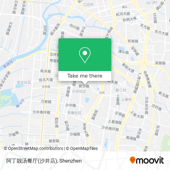 阿丁靓汤餐厅(沙井店) map