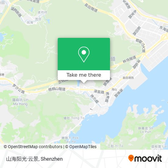 山海阳光·云景 map