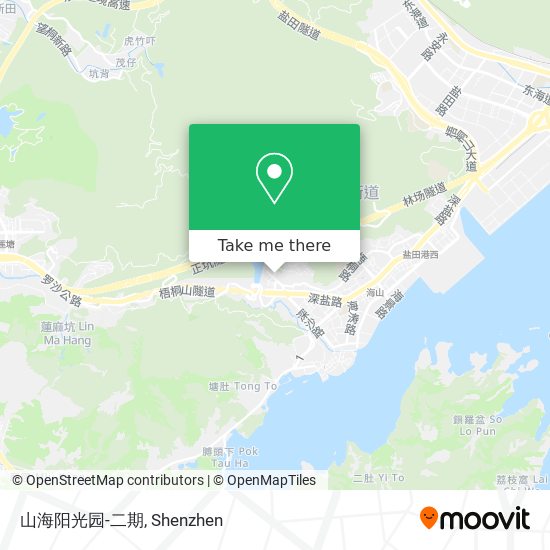 山海阳光园-二期 map