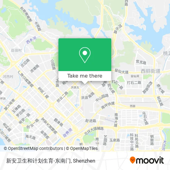 新安卫生和计划生育-东南门 map
