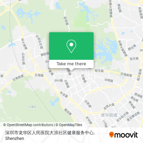 深圳市龙华区人民医院大浪社区健康服务中心 map