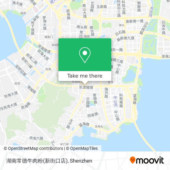 湖南常德牛肉粉(新街口店) map