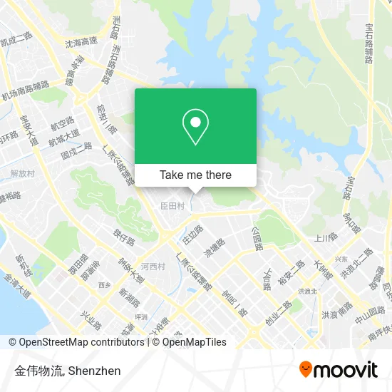 金伟物流 map