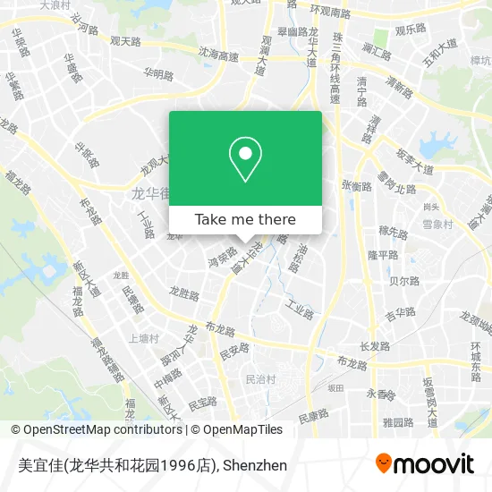 美宜佳(龙华共和花园1996店) map