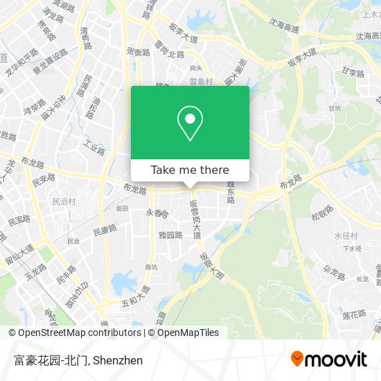 富豪花园-北门 map