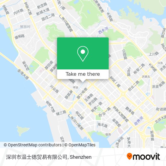 深圳市温士德贸易有限公司 map