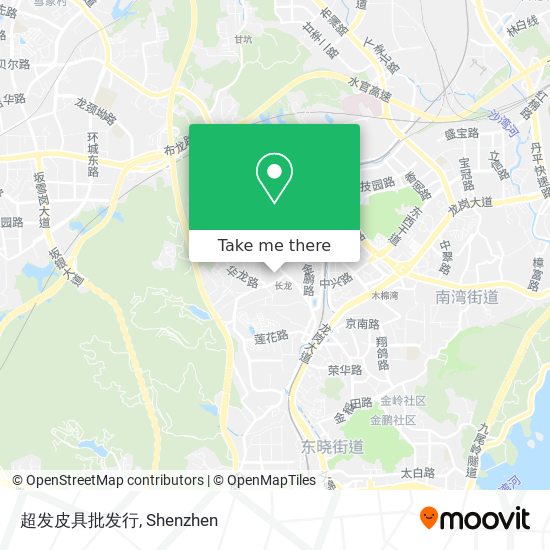 超发皮具批发行 map