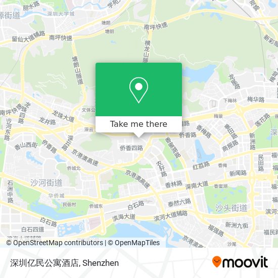 深圳亿民公寓酒店 map