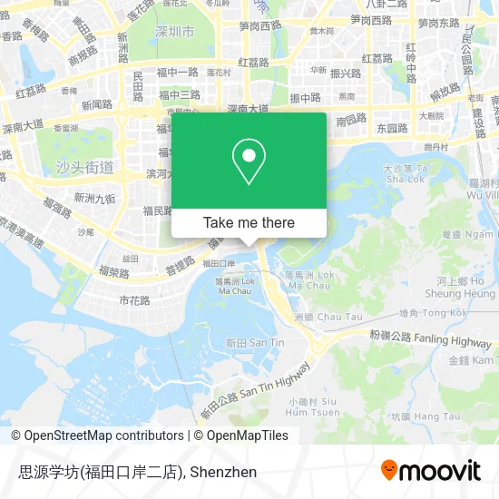 思源学坊(福田口岸二店) map