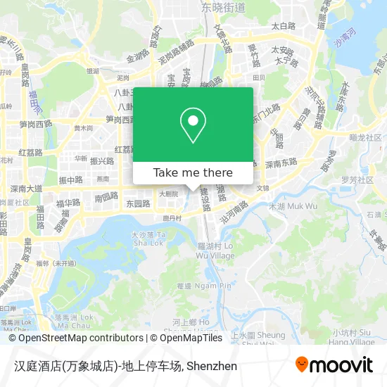 汉庭酒店(万象城店)-地上停车场 map
