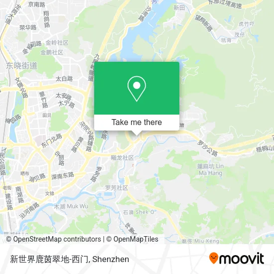 新世界鹿茵翠地-西门 map