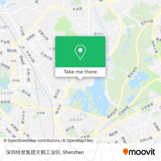 深圳特发集团天鹅工业区 map