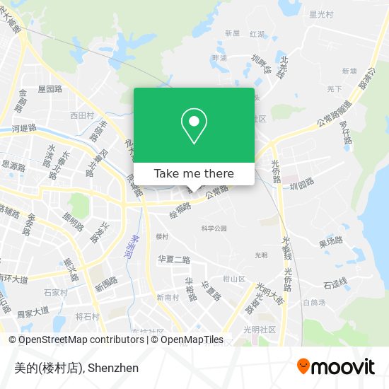美的(楼村店) map