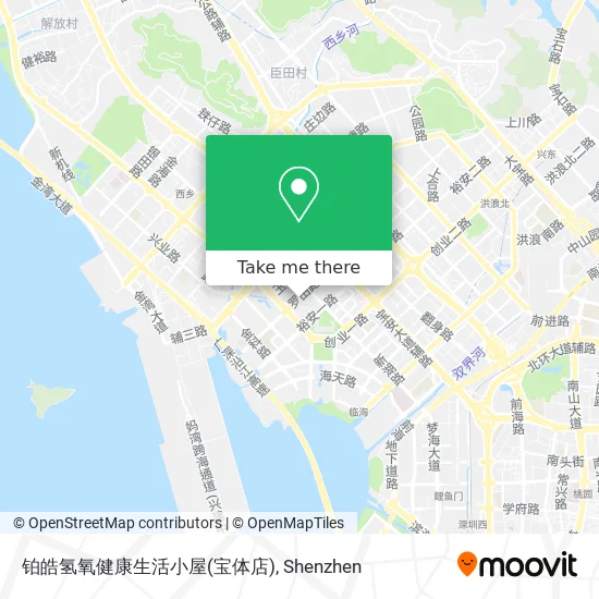 铂皓氢氧健康生活小屋(宝体店) map